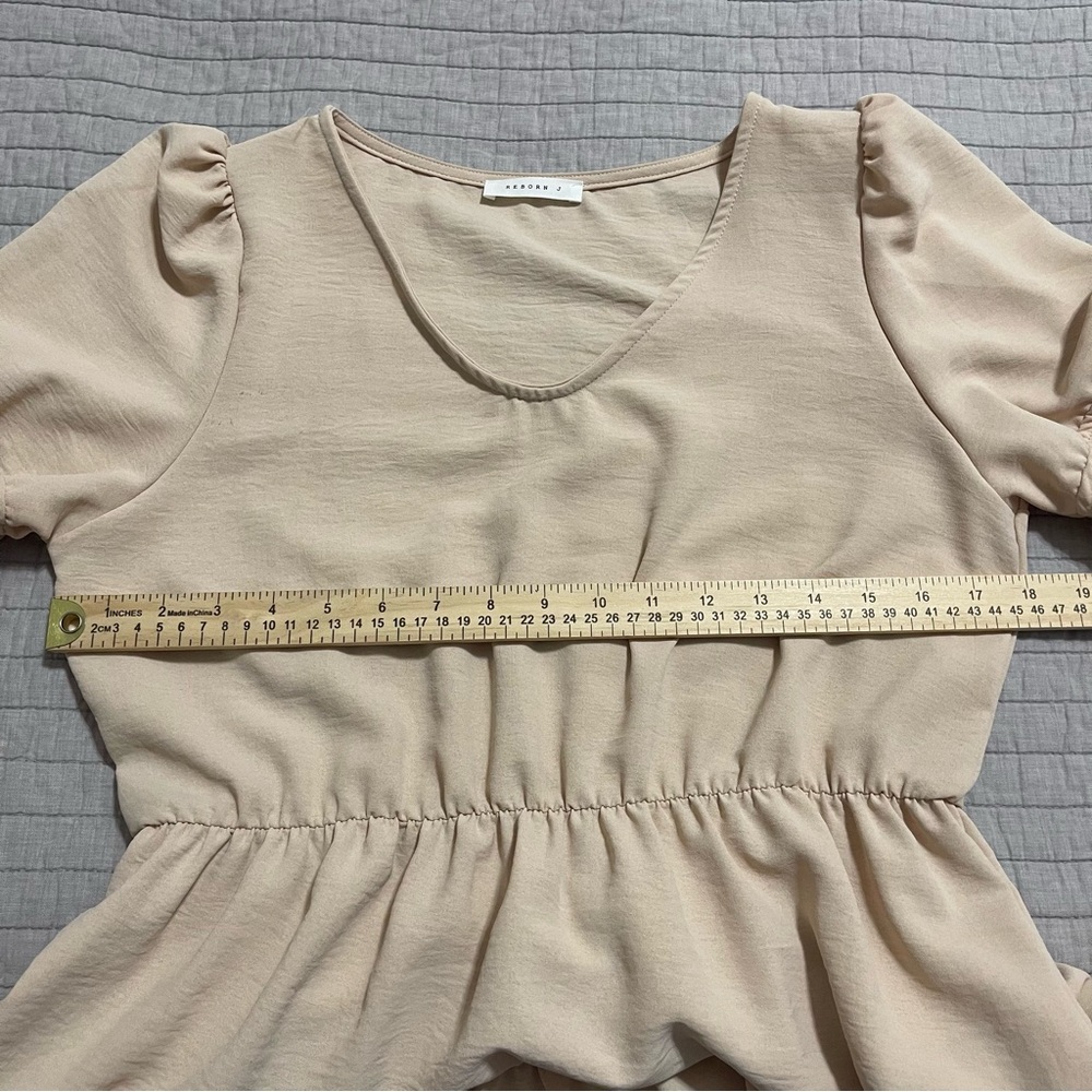 Reborn J Tiered Fit & Flare Dress Size Large - Picture 4 of 6